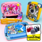 RainbowBites Bento Lunchbox (Leak Proof) (3 Compartment)
